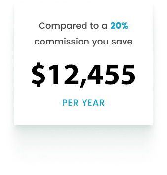 20% Commission savings